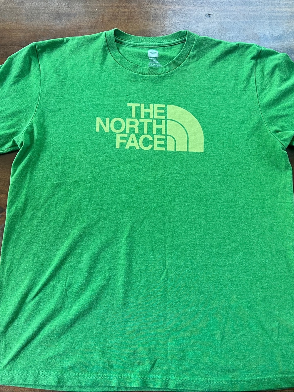 The North Face Men's Green Logo Graphic Crew Neck Short Sleeve T-Shirt Size L